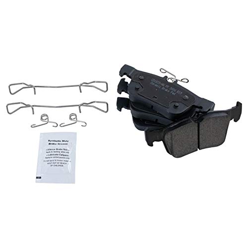 TRQ Rear Brake Pad & Rotor Kit Brake Pads Brake Rotor Ceramic Compatible with 2015-2021 Ford Edge 2017-2019 Fusion 2017-2020 Lincoln Continental 2016-2018 MKX MKZ 2019-2020 Nautilus - Image 4