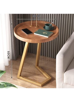 Generic SUPAAR Home Side Tables for Small Spaces, Couch Arm Tray Table for Living Room, Bed, Sofa. End Table Anti-Rust waterproof End Table Anti-Rust waterproof (fiull walnut)  - Image 2