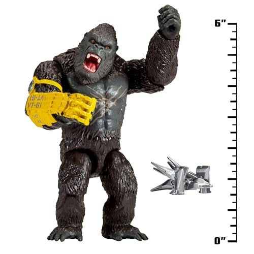 Playmates Godzilla x Kong 6 Kong wBEAST Glove by Playmates Toys - Image 5