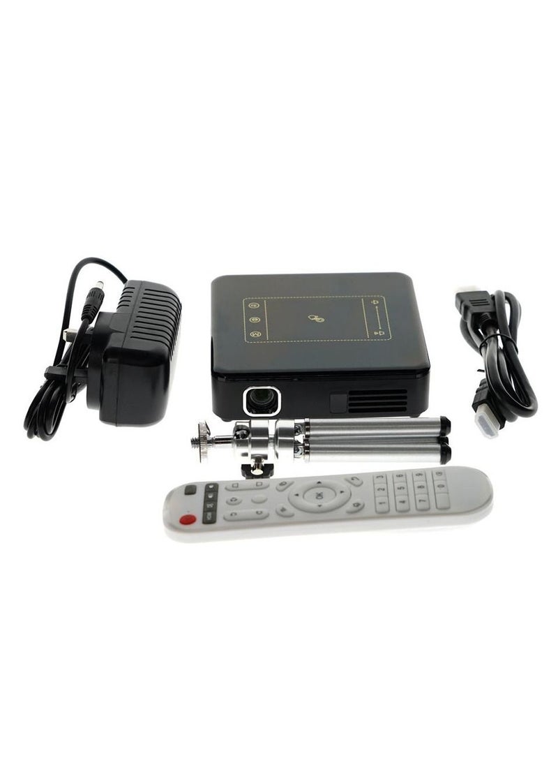 D13 Mini LED Projector – 4K, 150 Lumens, Android OS, 16GB Memory, WiFi & Bluetooth, Touch Control, Remote & Tripod Included