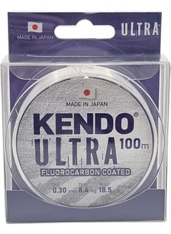 Kendo Ultra Fluorocarbon Coated 100M White Fish Line 0.26MM 