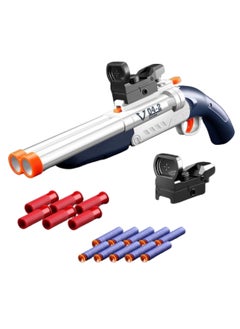 FUSIONPULSE Double Barrel 2 in 1 Blaster Shotgun with 20 Foam Bullets & 6 Shell,Scope, Lights Empty Shell Ejecting  - Image 2