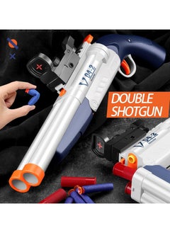 FUSIONPULSE Double Barrel 2 in 1 Blaster Shotgun with 20 Foam Bullets & 6 Shell,Scope, Lights Empty Shell Ejecting  - Image 3