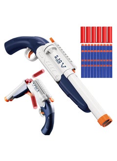 FUSIONPULSE Double Barrel 2 in 1 Blaster Shotgun with 20 Foam Bullets & 6 Shell,Scope, Lights Empty Shell Ejecting  - Image 1