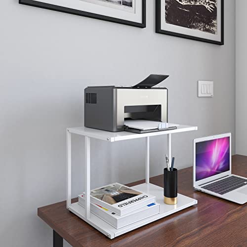 DECOWORLD || Printer Stand || Multipurpose Printer Table for Home, Office and Workstation (White) - Image 1