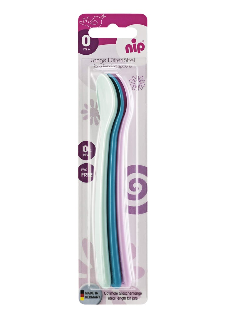 nip Long Feeding Spoon Table Training Multicolor 4m 1 of Piece  - Image 3
