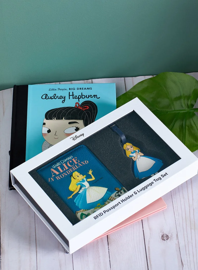 Typo Alice In Wonderland Passport Holder & Luggage Tag
