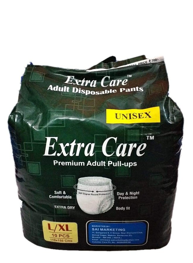 Extra Care Adult Diapers Pants (10 COUNT) (XL/XXL (130x170 CMS)) - Image 2