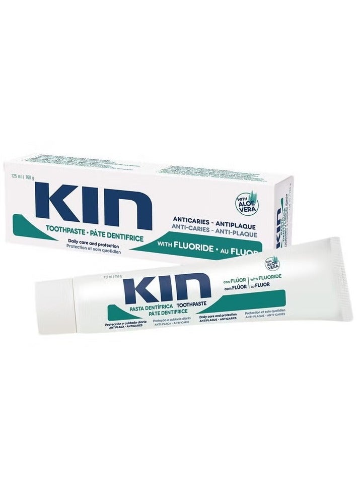 KIN TOOTHPASTE WITH ALOE VERA  125 mL
