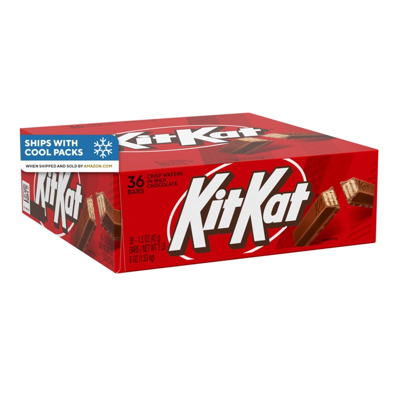 KIT KAT Milk Chocolate Wafer Candy Bars 15 oz 36 Count - Image 3