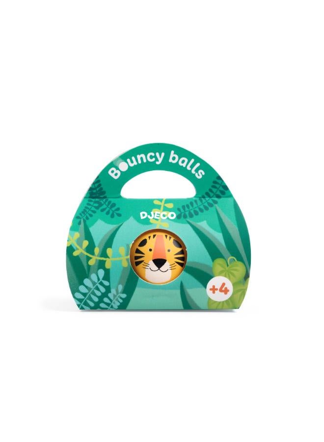 Djeco Assorted Bouncing Balls Wild, 12 Natural Rubber Balls with Wild Animal Illustrations, Classic Toy for Fun Play, Collectible and Perfect for Gifts, Birthdays, and Outdoor or Indoor Fun - Image 4