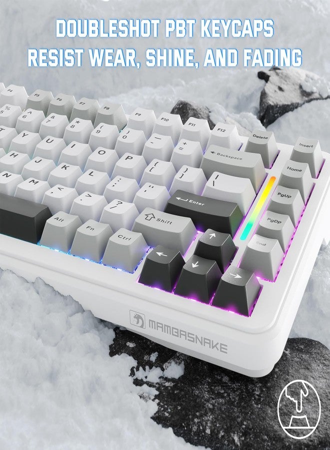 MAMBASNAKE M82 HE Gaming Keyboard-Starlight White - Image 5