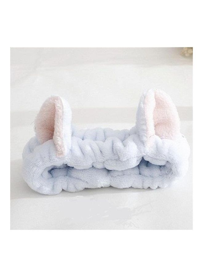 NIBEMINENT Women Cute Elastic Cat Ears Headbands Blue - Image 1