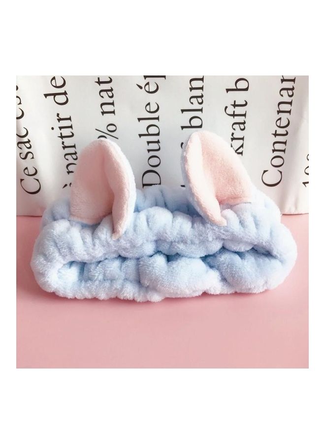 NIBEMINENT Women Cute Elastic Cat Ears Headbands Blue - Image 2