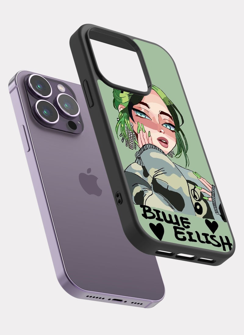 PXLAAT iPhone 14 Pro case cover Billie Eilish - Image 2