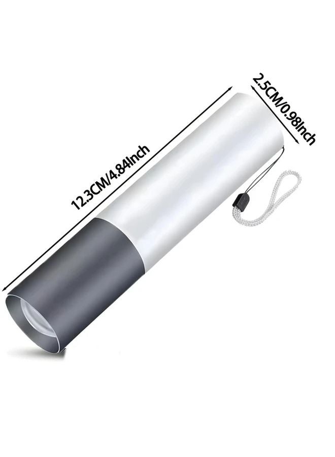 جهاز العلاج بالضوء الأحمر المحمول باللون الرمادي الفضي 630 نانومتر 660 نانومتر قابلة لإعادة الشحن عبر USB للعناية بالبشرة - Image 1