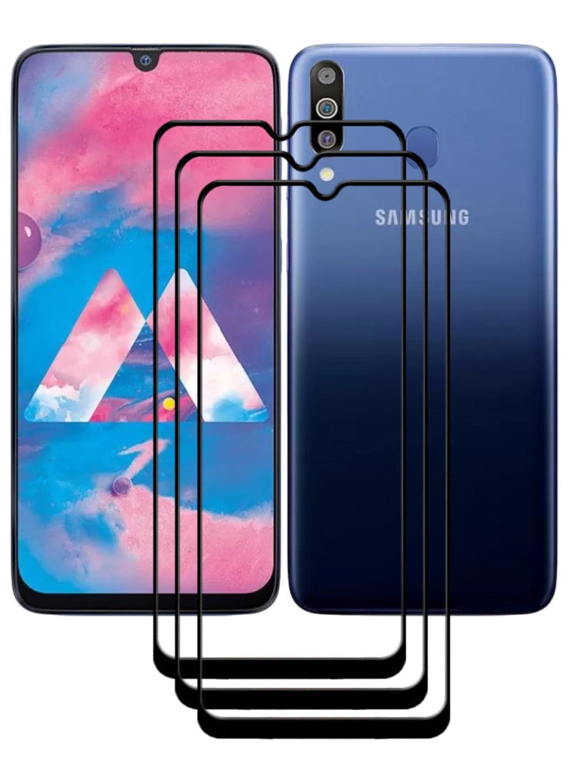 ACLIX 3 Pieces Antistatic ESD Dustproof Premium Quality High Definition Tempered Glass Screen Protector Designed For Samsung Galaxy M30 - Image 1