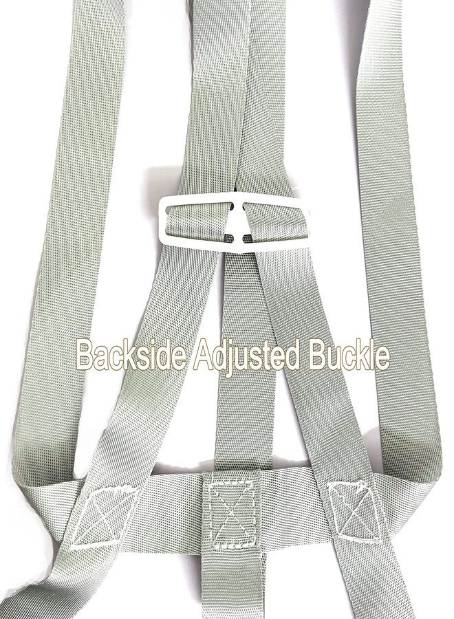 ZARPMA High Chair Straps, Universal Replacement Harness Strap Belt for Chair Compatible for Tripp Trapp Stokke HighChair (Grey) - Image 5