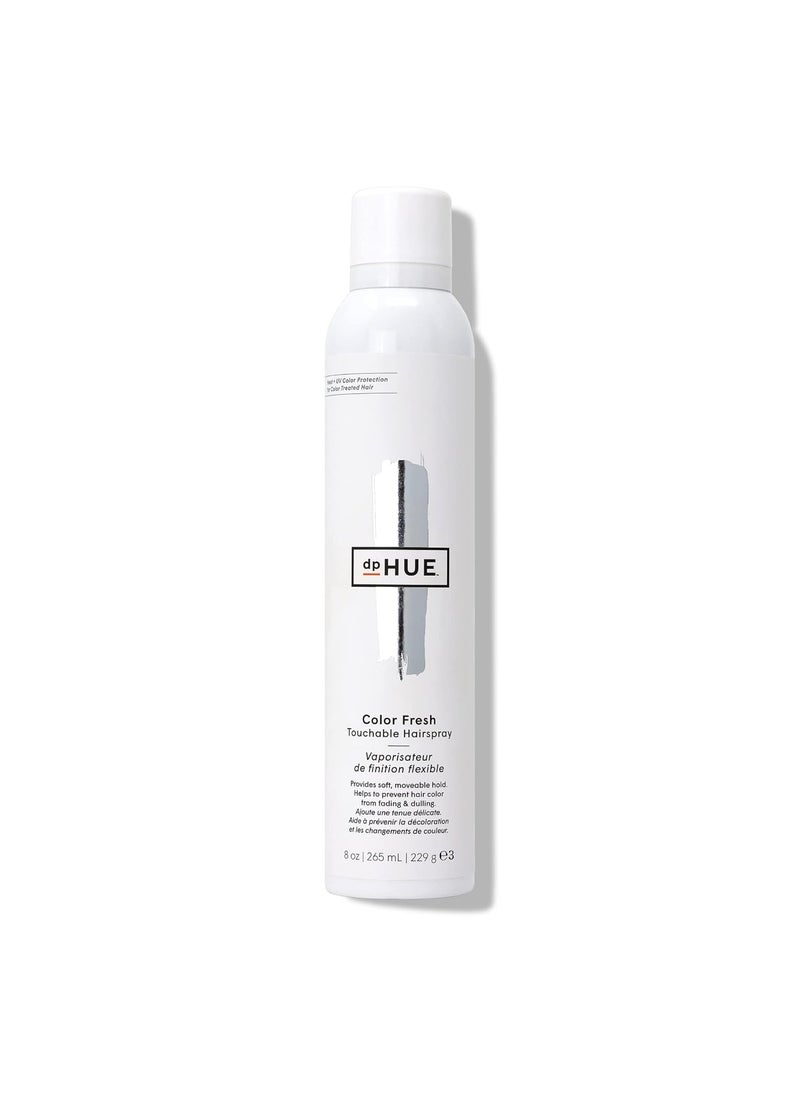 dpHUE dpHUE Color Fresh Touchable Hairspray  8 oz  Provides Heat  Humidity Protection  Soft NonSticky Hold  Color Safe  For All Hair Types 