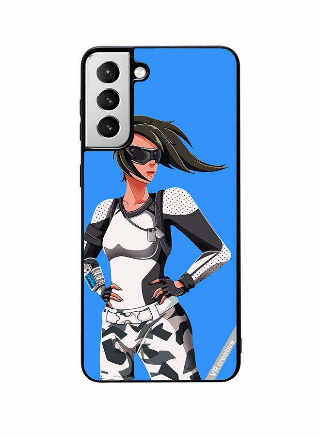 VR CREATIVE Protective Case Cover For Samsung Galaxy S22 5G Skin In Fortnite Battle Royale Design Multicolour - Image 1