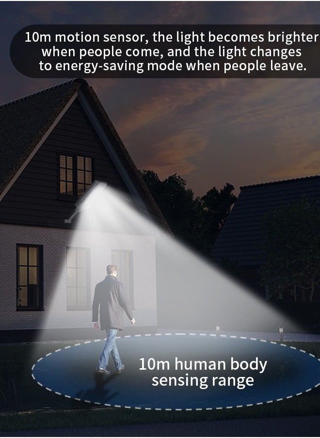 Vmax Outdoor Solar LED Street Light with Motion Sensor, IP66 Waterproof and Dustproof Rated Solar Wall Light with Remote, Floodlight for Backyard and Garage  - Image 4