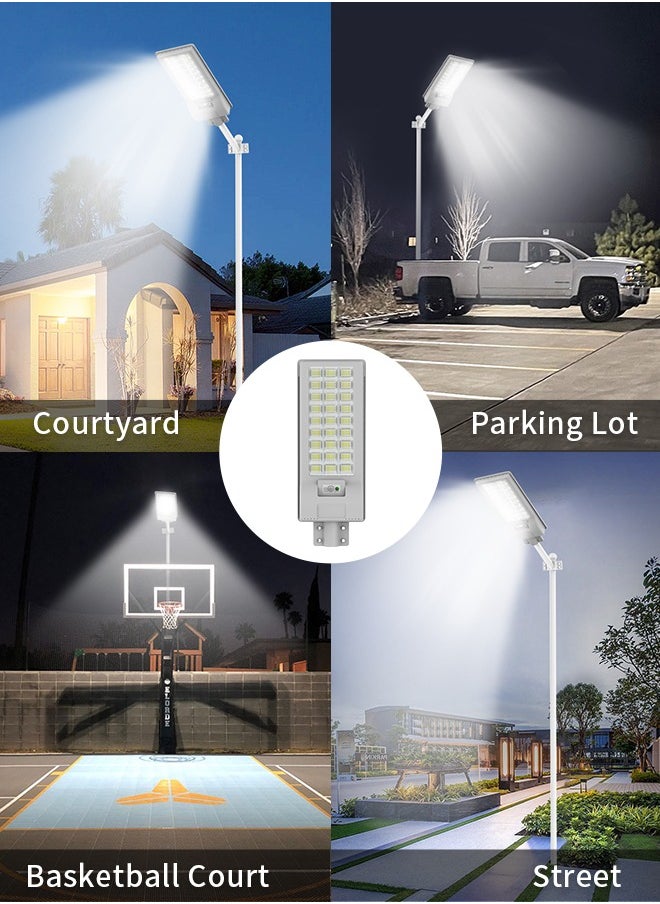 Vmax Outdoor Solar LED Street Light with Motion Sensor, IP66 Waterproof and Dustproof Rated Solar Wall Light with Remote, Floodlight for Backyard and Garage  - Image 5