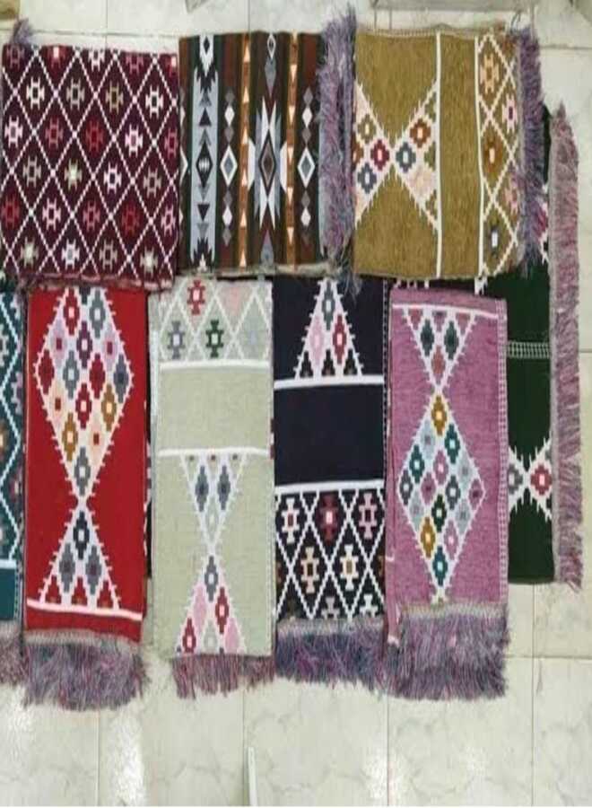 غطاء كنبة او مشاية شانليا تصميم عربى سيناوى 