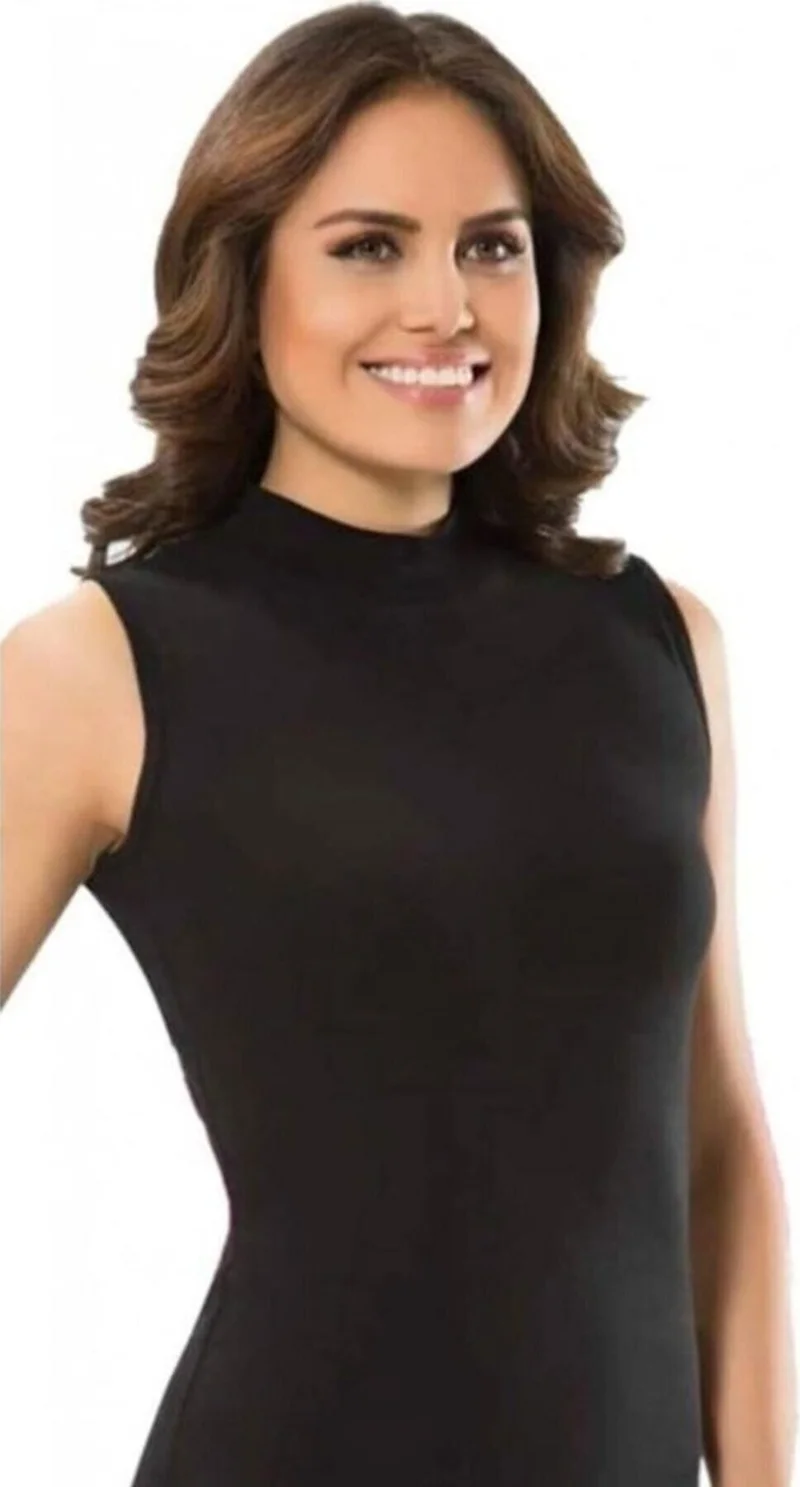 KOTA Women's Zero Sleeve Turtleneck Undershirt 6236 - 2 Pieces