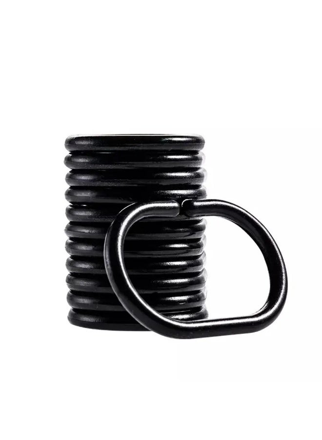 ستارة الحمام السنانير C شكل دش الستار خواتم للحمام دش رود نافذة الستائر شماعات (أسود، 24 حزمة) - Image 3