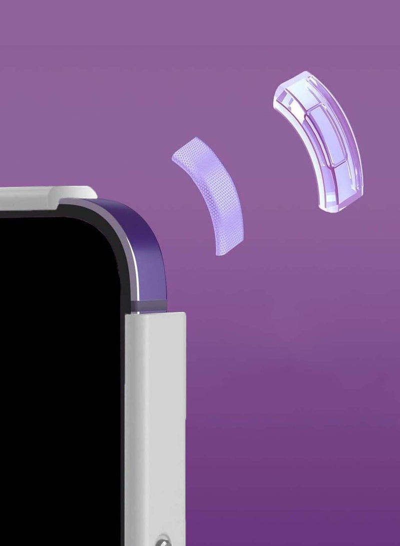 Wtech Silicone Luxury Plating Raised Camera Lips Protective Case Cover For Huawei Pura 70 Pro / Pura 70 Pro+ / Pura 70 Pro Plus 5G 2024 White - Image 5