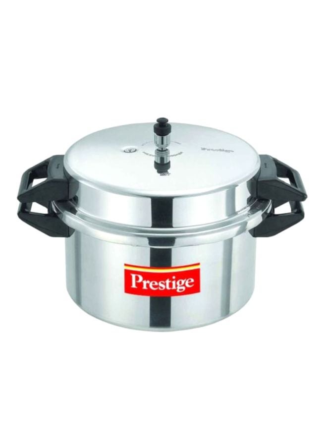 Prestige Popular Aluminium Pressure Cooker Silver/Black 16Liters - Image 1
