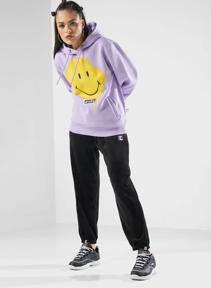 Karl Kani Small Signature Spray Smiley Hoodie