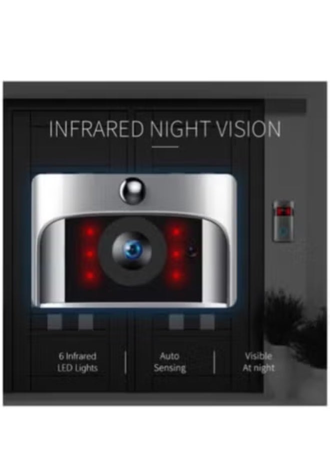 Wireless Smart Video Doorbell – 720P HD Camera, PIR Motion Detection, Night Vision, Two-Way Audio, WiFi Door Bell with Cloud & TF Card Storage - Image 3