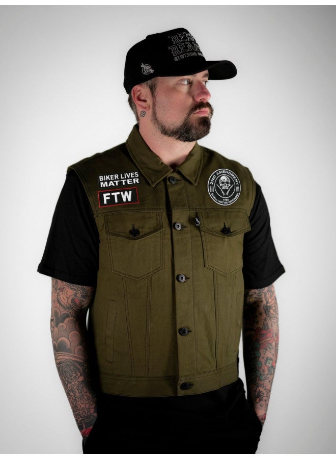 Nixon Thread Co. FTW Live to Ride 15pc. Patch Set | American Flag, Skull, Pow Mia, 2nd Amendment & More | Versatile Iron-On Motorcycle & Jacket Patches - Nixon Thread Co.  - Image 2