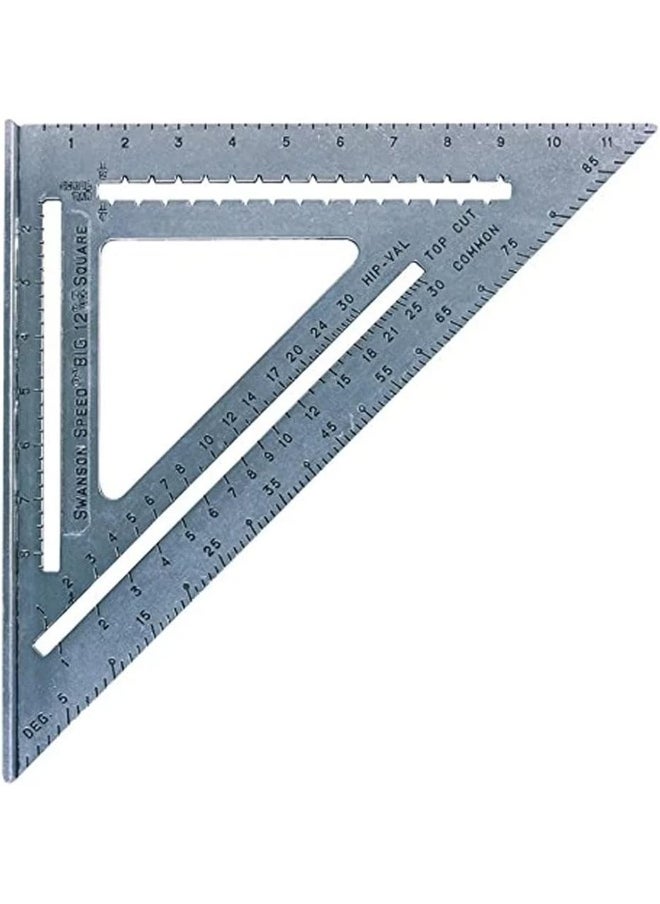 Swanson Tool Co., Inc Swanson Sw1201K 7" And Big 13" Speed Square Layout Tool Kit Without Layout Bar  - Image 4