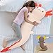 MaoGoLan Giant Axolotl Plush Toy Stuffed Animal Huge Axolotl Body Pillow for Kids Girl Boy Big Salamander Plush Glow in The Dark Birthday Valentine Christmas Party Gifts Pink - Image 2