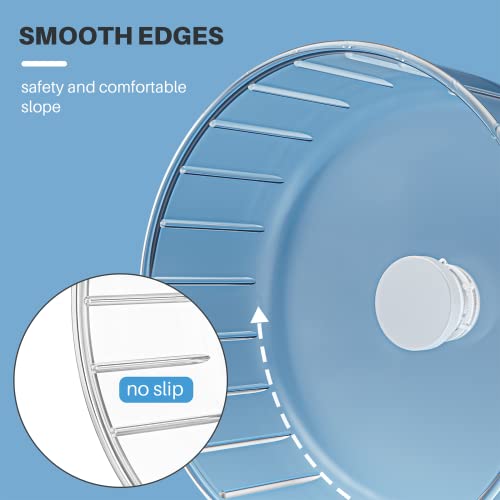 BUCATSTATE Silent Hamster Wheel, 6.7in Exercise Wheel for Gerbil, Dwarf Syrian Hamster, Rat, Mice - Image 3