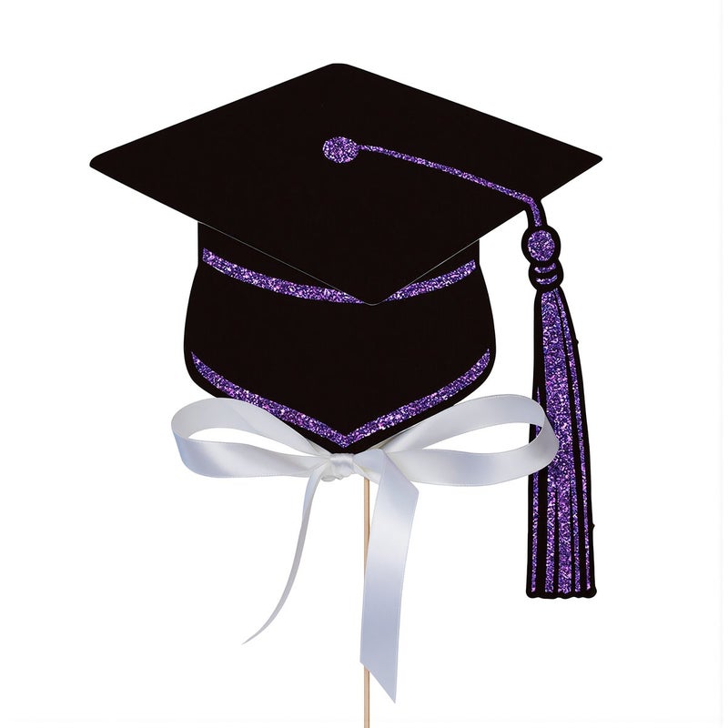 2026 Graduation Vase Picks Multi Function Glitter Green Party Supplies Decor - Image 3