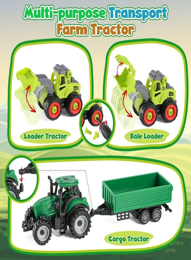 FRUSE Play Sand Farm Toys,Sensory Bins for Toddlers with 2.2lbs Sensory Play Sand,Farm Figures & Tractor Playset,Sandbox Toys for Kids 3 4 5 6 7 - Image 3