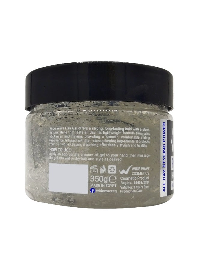 Wide Wave Professional Hair Styling Gel Clear 350GM - Image 3