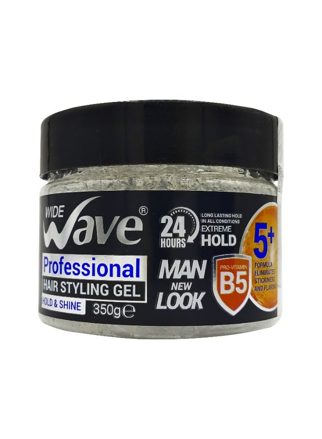 Wide Wave Professional Hair Styling Gel Clear 350GM - Image 1
