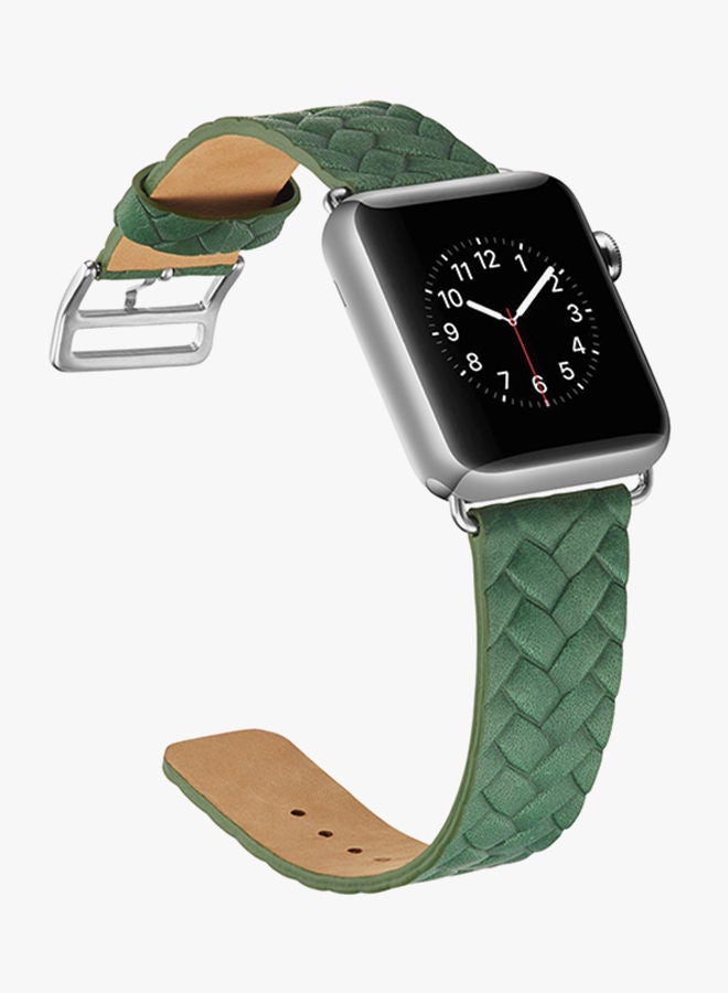 نيبمينينت سوار بديل لساعة أبل سلسلة 1/2/3 42 مم أخضر - Image 4