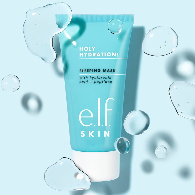 elf e.l.f. SKIN Holy Hydration! Sleeping Mask, Moisturizing & Plumping Dual-Use Sleep Or Rinse-Off Face Mask, Soothes Skin With A Creamy Formula - Image 2