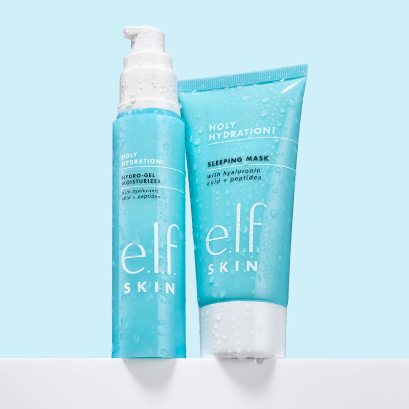 elf e.l.f. SKIN Holy Hydration! Sleeping Mask, Moisturizing & Plumping Dual-Use Sleep Or Rinse-Off Face Mask, Soothes Skin With A Creamy Formula - Image 3