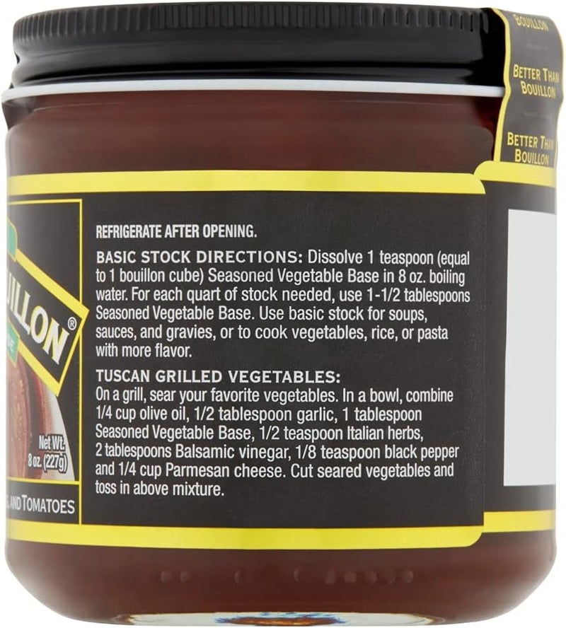 Better Than Bouillon Premium Seasoned Vegetable Base, 8 Ounce Jar (Pack of 2) - 38 Servings Each - Image 5