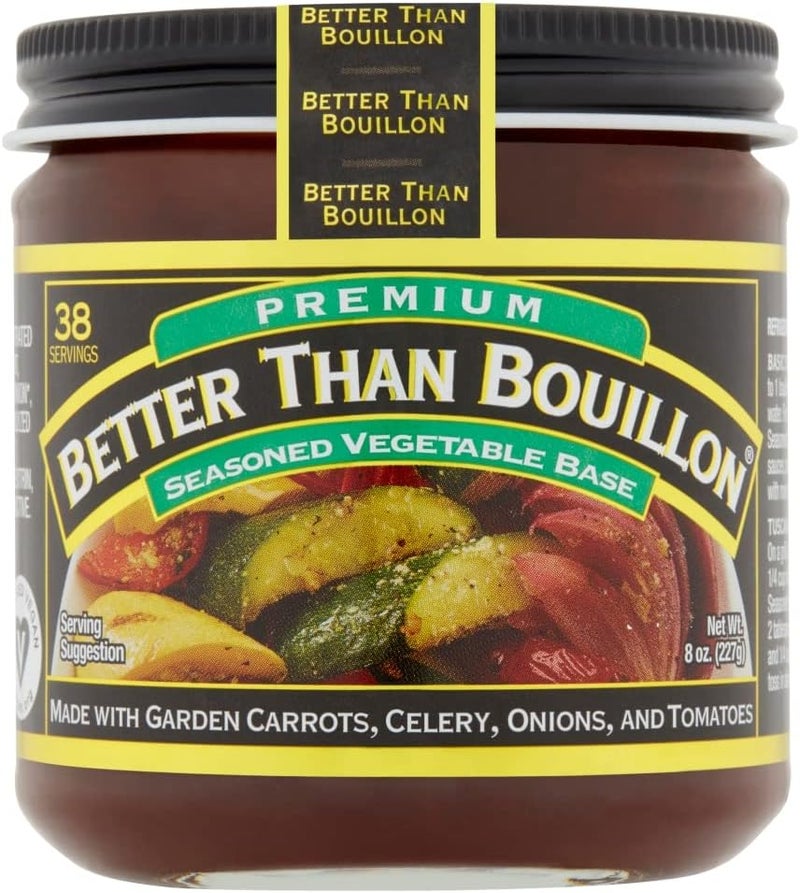 Better Than Bouillon Premium Seasoned Vegetable Base, 8 Ounce Jar (Pack of 2) - 38 Servings Each - Image 4