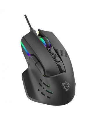 12800 DPI Gaming Mouse 9 Programmable Keys - Black