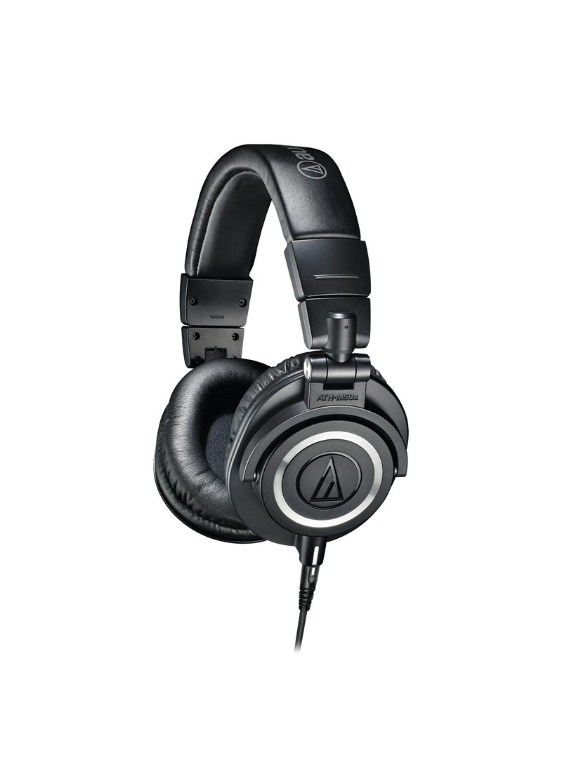 audio-technica Audio-Technica ATH-M50x Professional Studio Monitor Headphones, Black  - Image 1