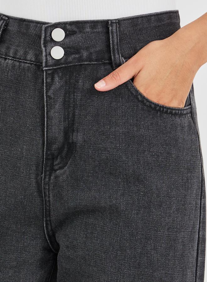 ستايلي جينز ستايلي مستقيم بخصر متوسط - Image 3