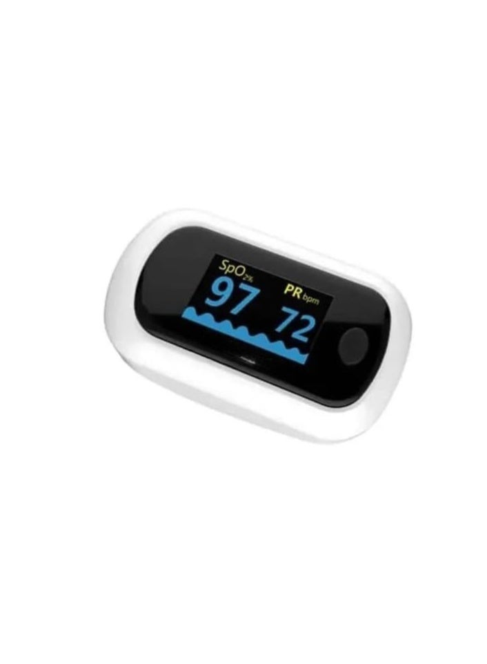 High-Accuracy OLED Fingertip Pulse Oximeter – Blood Oxygen & Heart Rate Monitor with Emergency Alarm – Portable Health Device - Image 1